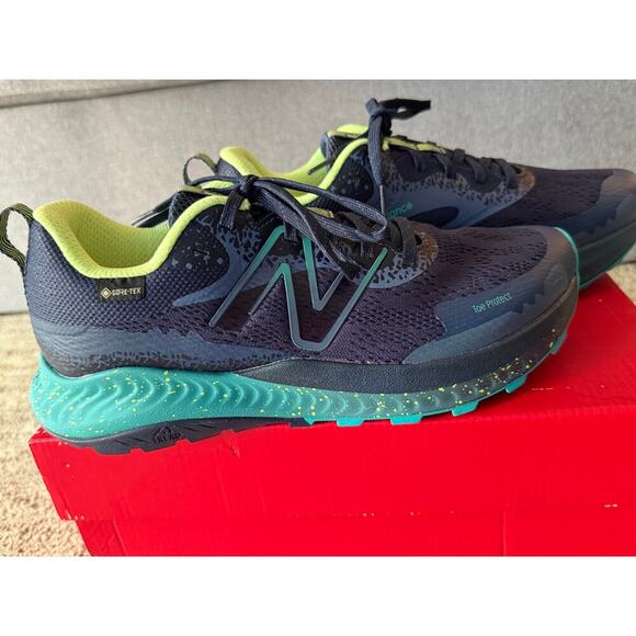 New New Balance Dybasoft Nitral V5 GTX size 11 Gortex Trail Running Blue - Picture 2 of 7